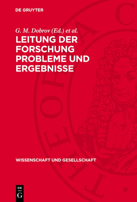 Book cover image for Leitung der Forschung Probleme und Ergebnisse ISBN: 9783112702925